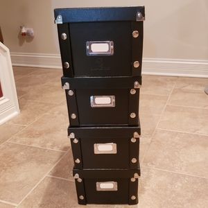 4pc Collapsible Storage Boxes